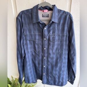 Simms Men's Pearl Snap Shirt